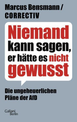 Niemand kann sagen er hätte es nicht gewusst