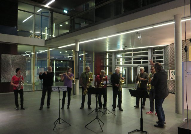 Preisverleihung 2018 - Auftakt - Die Sax&Phon Company der Tübinger Musikschule