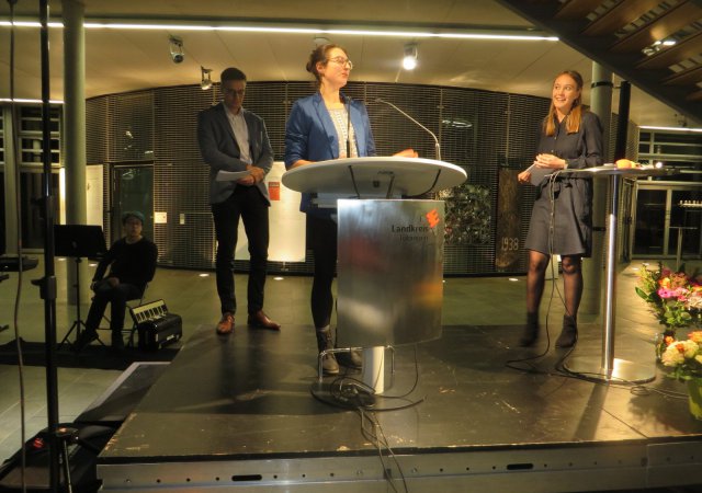 Bilder der Preisverleihung Schreibwettbewerb für junge Menschen 2019