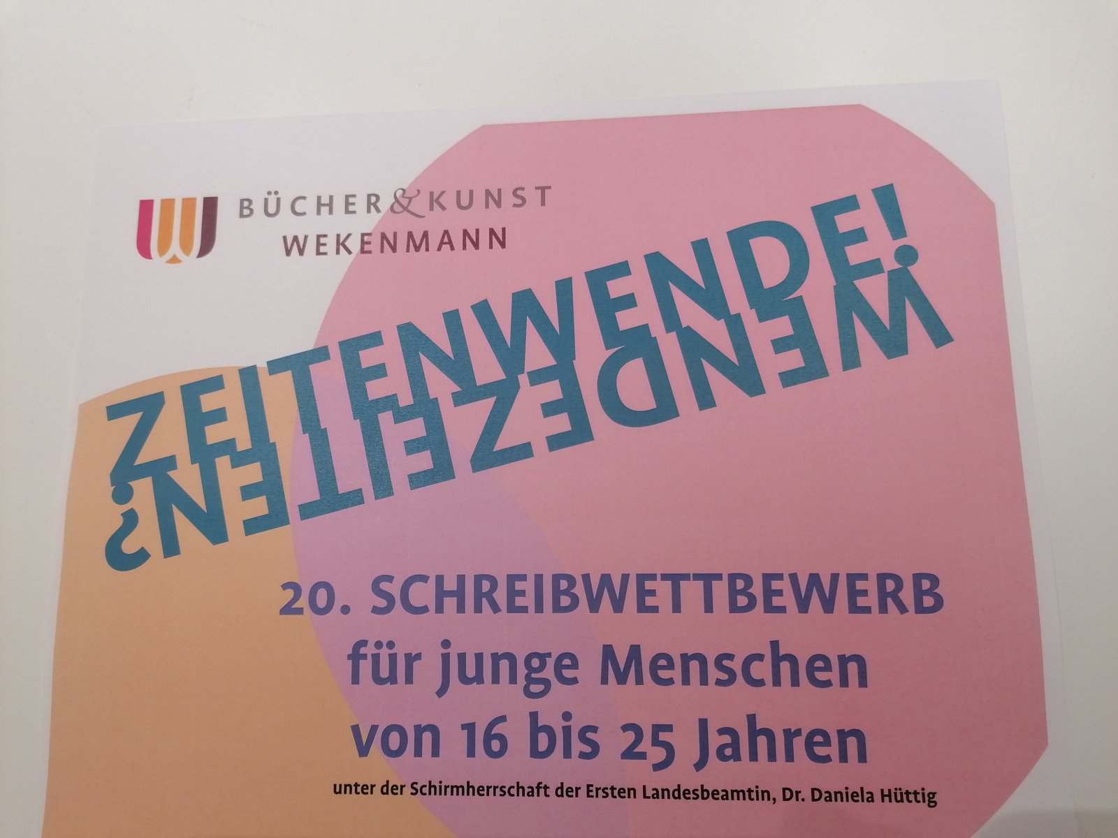 Schreibwettbewerb für junge Menschen 2023