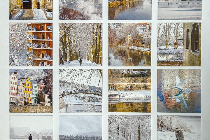 Tübingen im Schnee von Corinna Kern