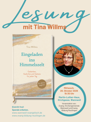 Lesung mit Tina Willms
